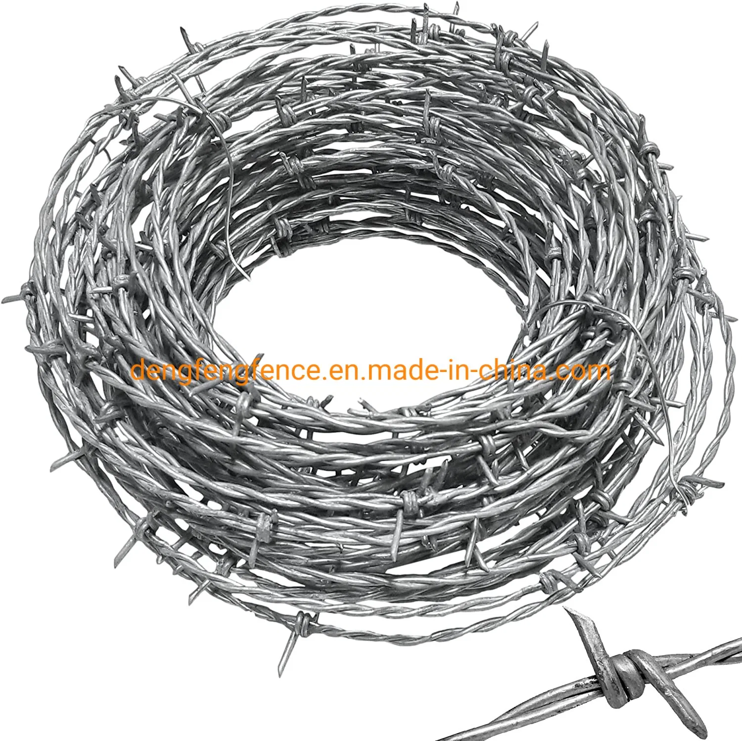 Galvanized/PVC Coated Metal Iron Barbed Wire Safety Barb Wire