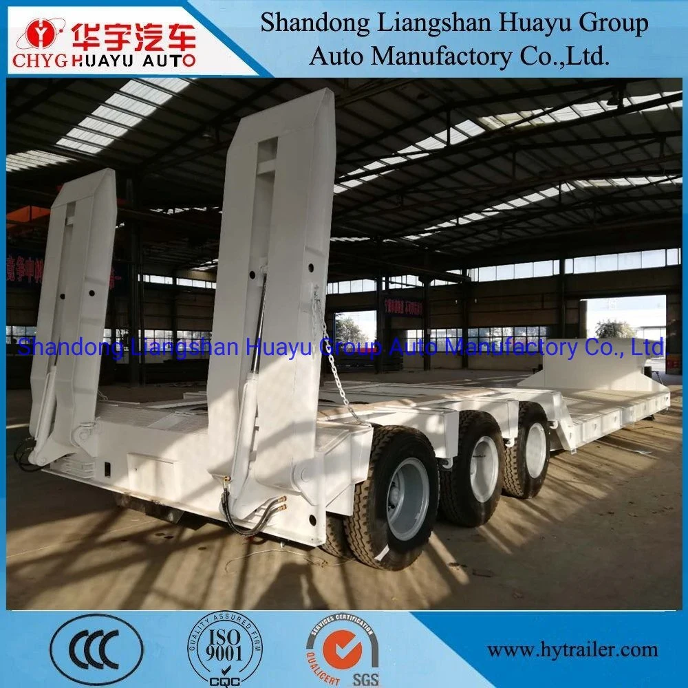 2 Lines / 3 Lines Heavy Equipment Transportation Semitrailers for Heavy Machine