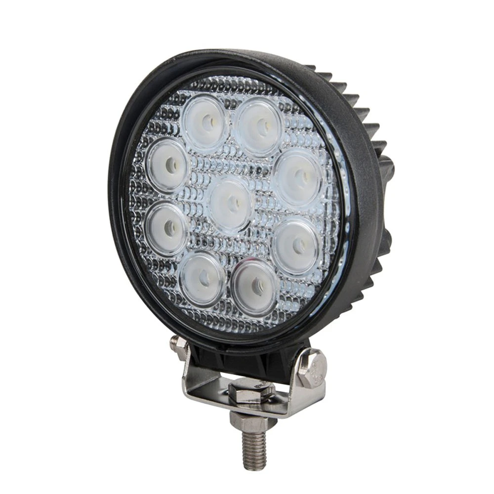 Round LED Working Light 4.5inch 27W Waterproof Spot/Flood Lamps with Universal Application