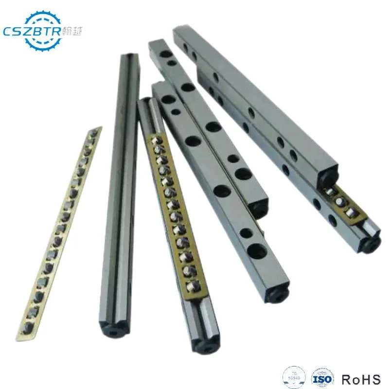 Caixa de aço inoxidável CNC Linear V2075 R2075 V2-75-13z de alta precisão Calha-guia do rolo transversal de movimento