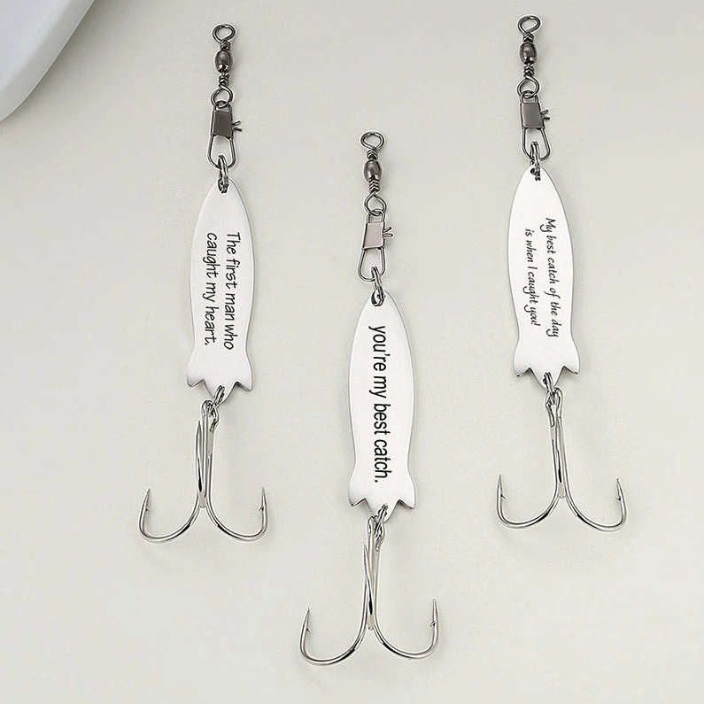 Engraved Custom Personalized Fishing Lures Fashion Fishing Accessories Wholesale