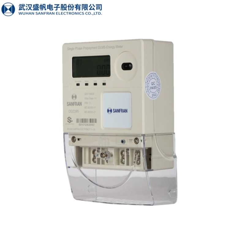 PLC Single Phase Smart Energy Meter Fee Control Electronic Meter