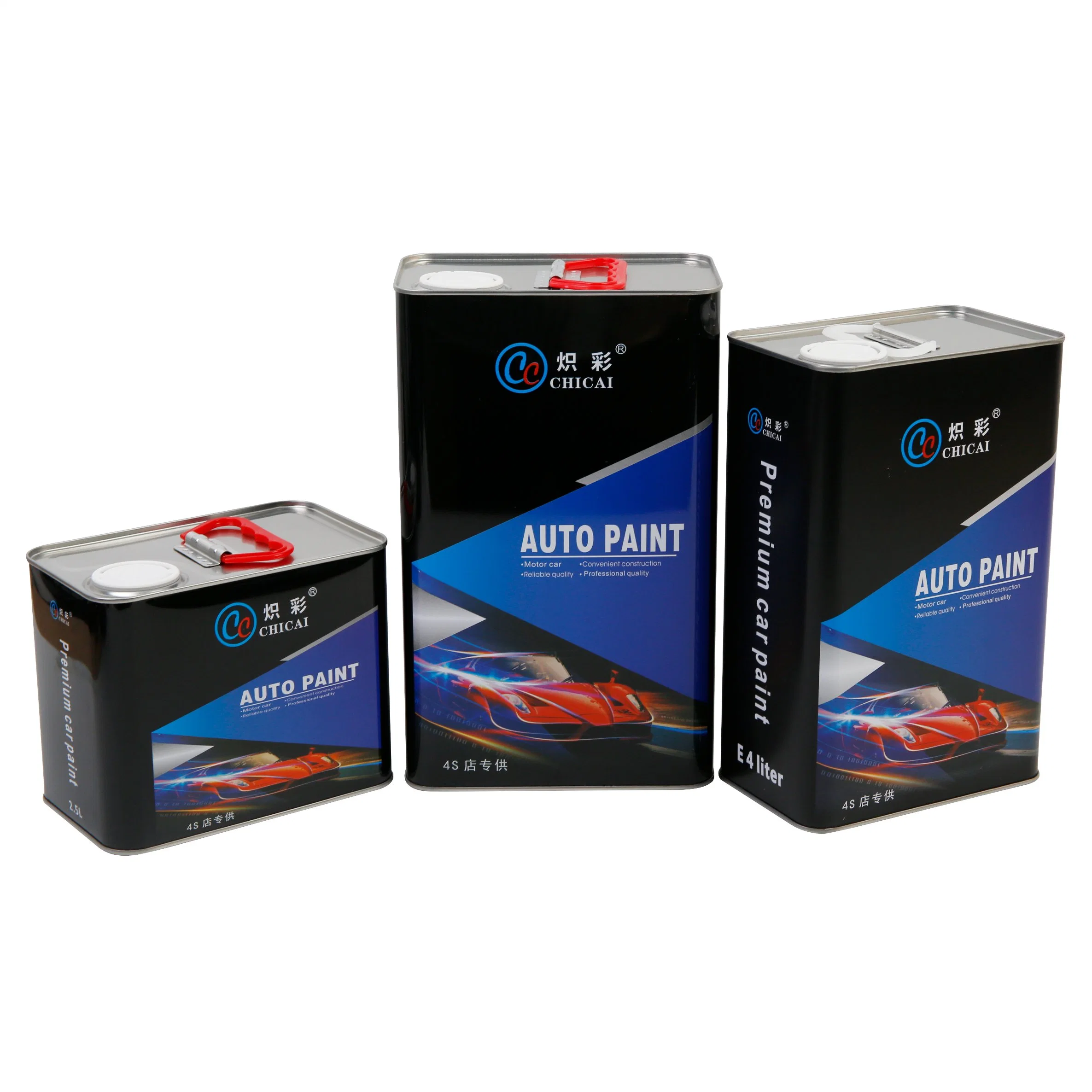 Heißer Verkauf Fabrik Preis 1K Bright Red Automotive Paint Marken