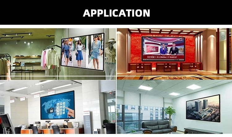 LCD-Display Touchscreen Wandhalterung LCD-Touchscreen Digital Beschilderung und Display LCD-Bildschirm Digital Signage Preis Werbung Display Smart Touch-Tisch