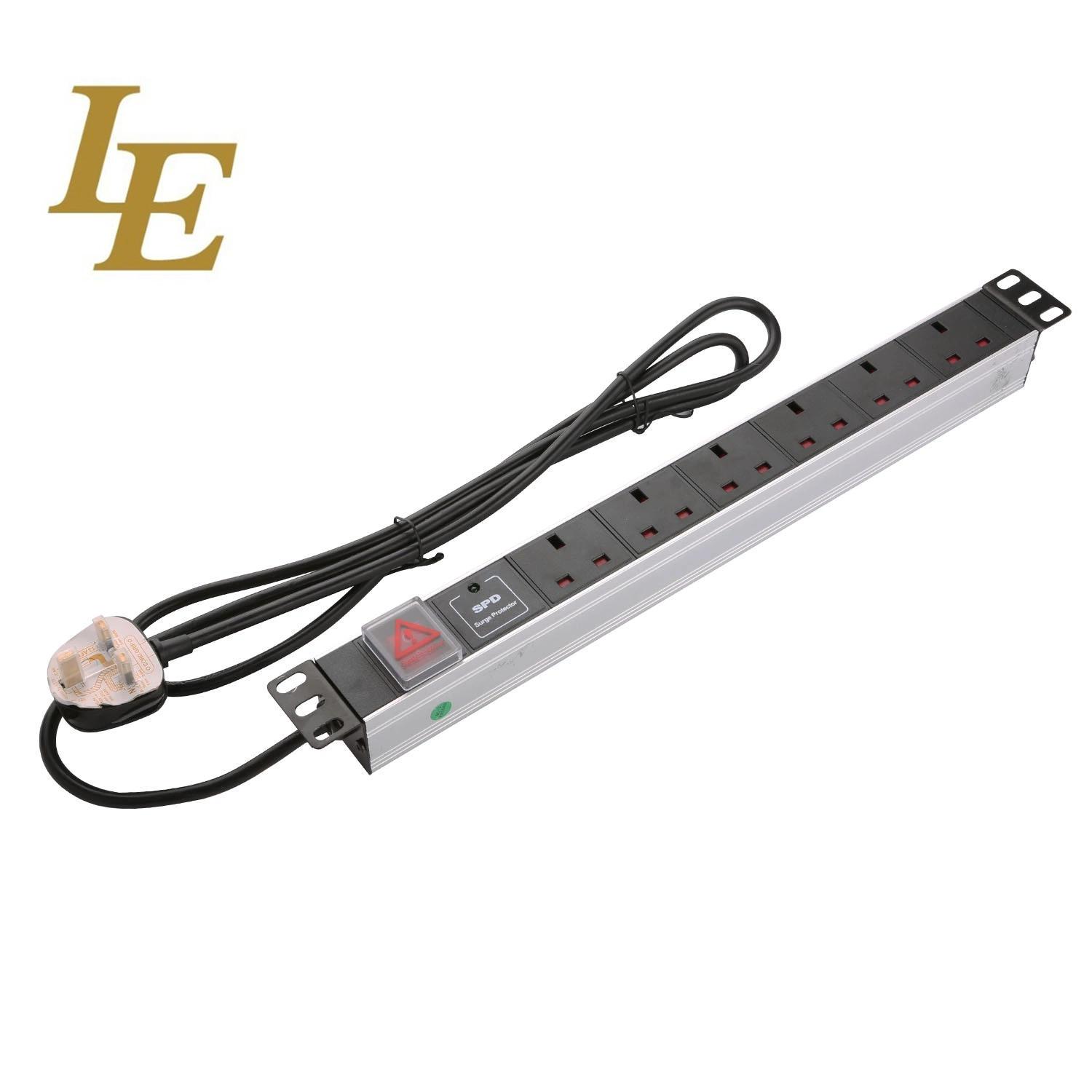 19" UK Type Server Rack PDU Portable Power Distribution Unit