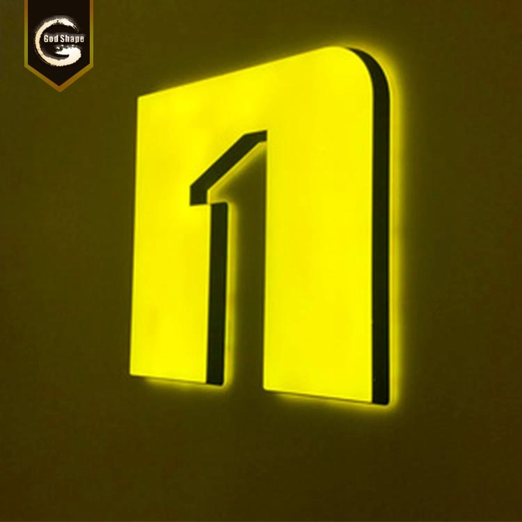 LED Lighting Signage Illuminated Exterior Interior 3D Acrylic Channel Letter