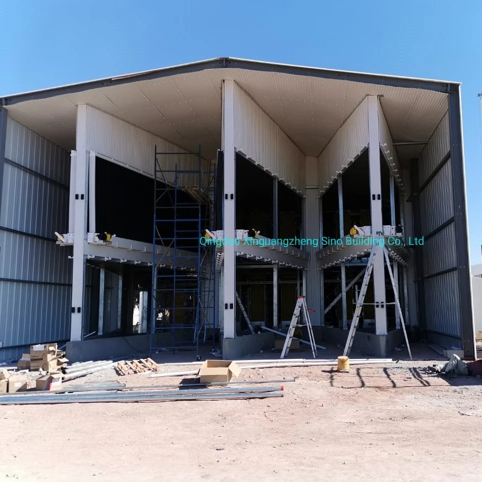 Automatic Feeding System Prefabricated Steel Frame Structure Industrial Chicken House Poultry Farm Shed