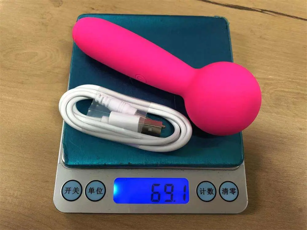 New Rechargeable Personal AV Sex Massager Quiet Mini Handheld Waterproof AV Massager Wand Vibrator for Women