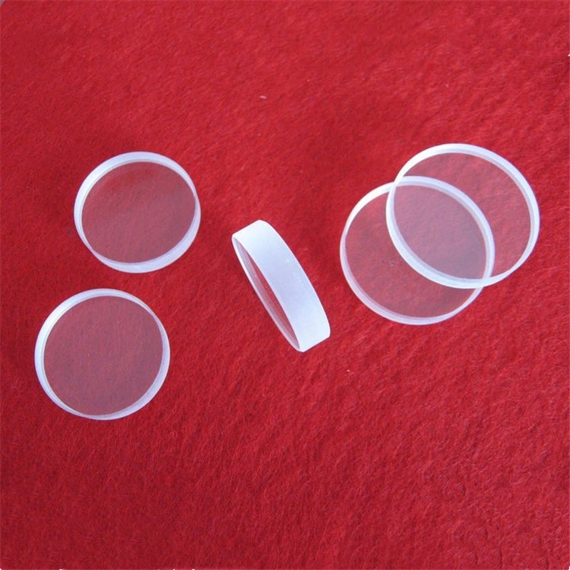 Jgs1 Jgs2 High UV Transmission Customize Optical Clear Fused Silica Discs Transparent Quartz Glass Lenses