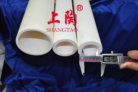 Ceramic 99% Alumina Flange Tube