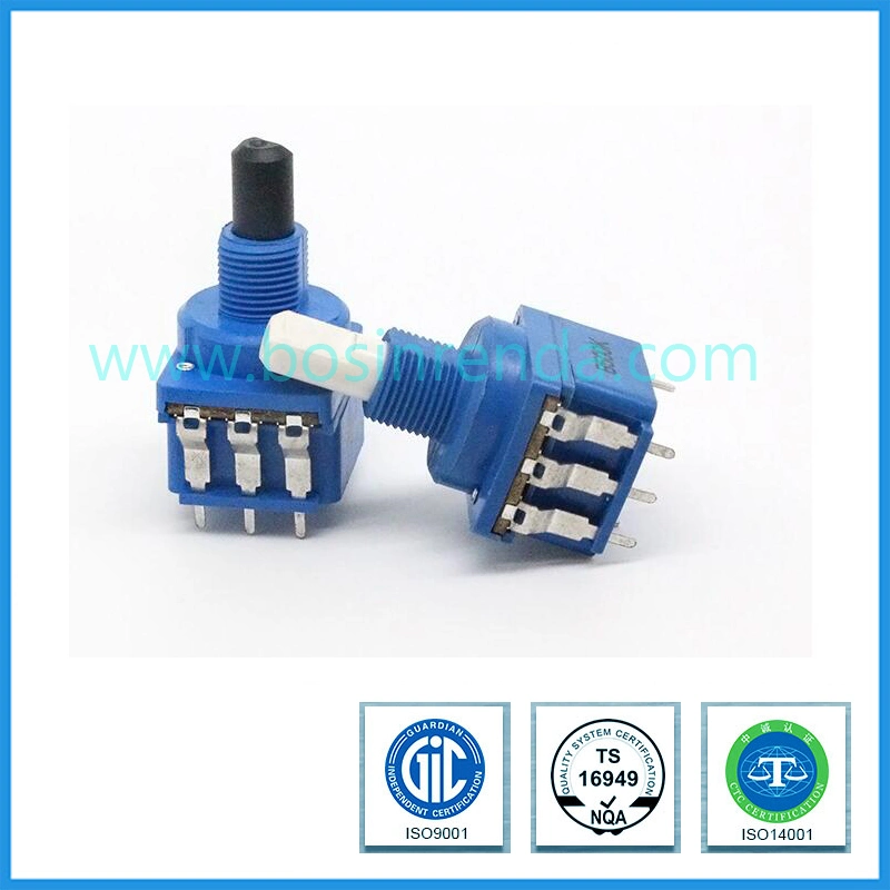 16mm Dimmer Potentiometer with Push Switch for LED Light