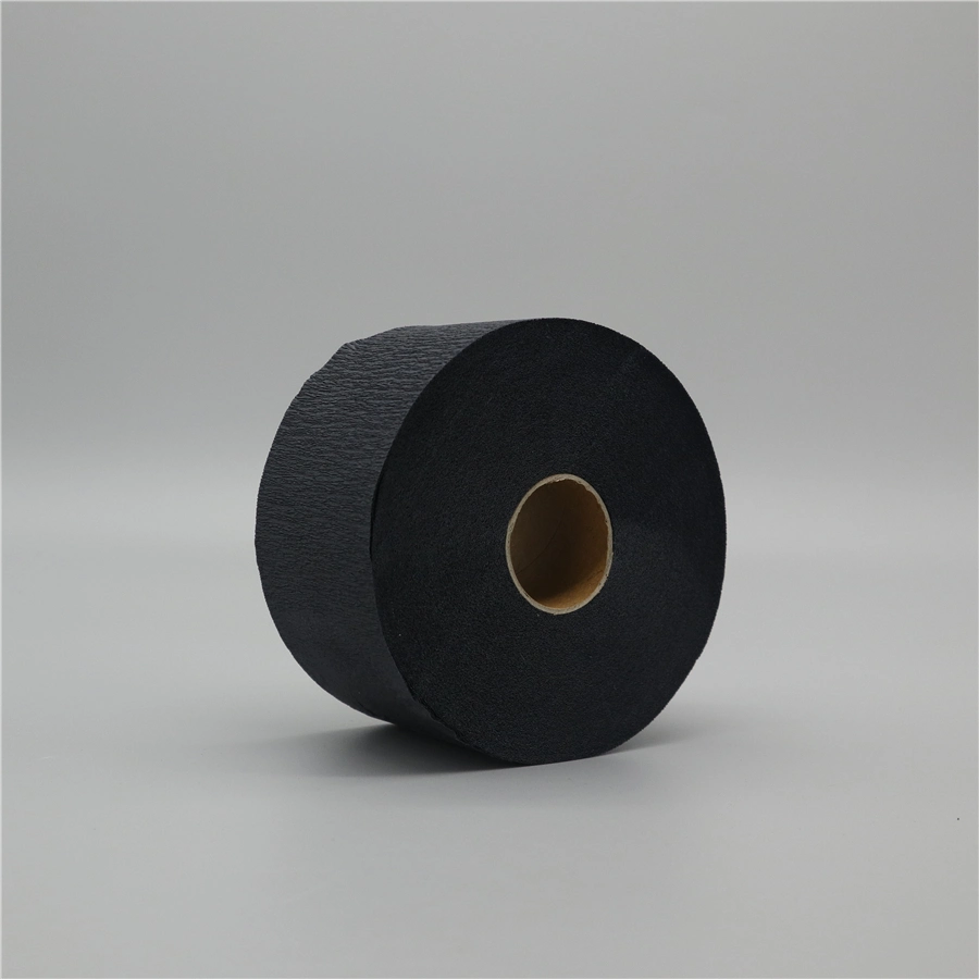 Wholesale/Supplier Top Quality Black Disposable Salon Barber Wrapping Strips Ruffles Crepe Roll Neck Paper