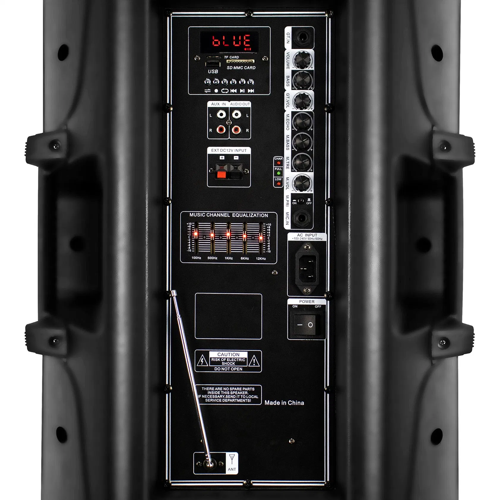 Temeisheng OEM Dual 15inch Lautsprecher Hersteller Tragbarer Karaoke Lautsprecher