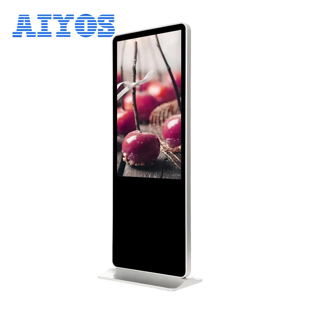 Floor Standing Android 4K LCD Smart Touch Screen Digital Signage and Displays