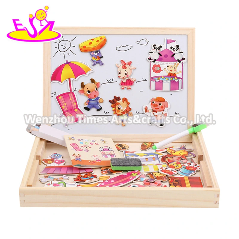 Most Popular Colorful Wooden Portable Drawing Board for Toddlers W12b133