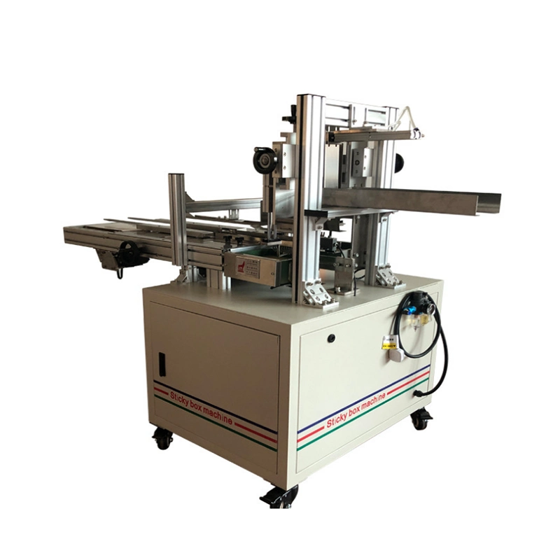 Cheap Price Semi Automatic Carton Folder Gluer Corrugated Carton Box Folder Gluer Press Pasting Box Machine Cup Sleeve Folder Gluer