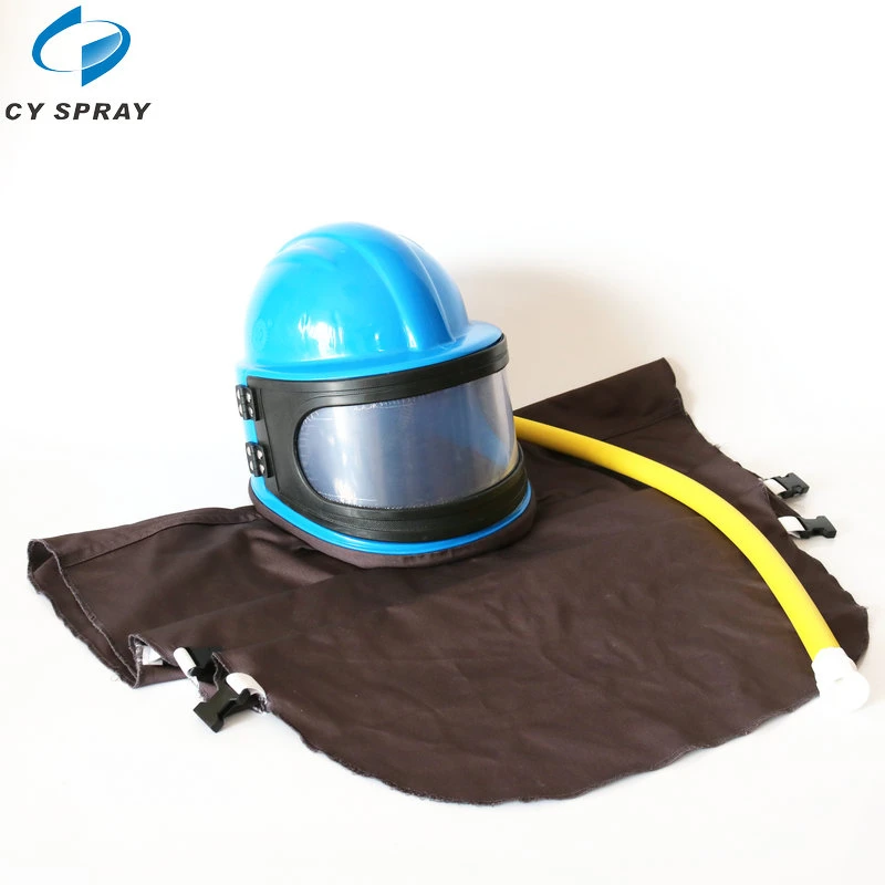 CE Certified European Style Abrasive Sand Blasting safety Helmet