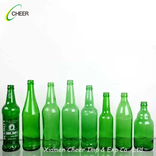 Bouteilles de bière en verre 330 ml/500 ml/620 ml/640 ml avec impression sur écran