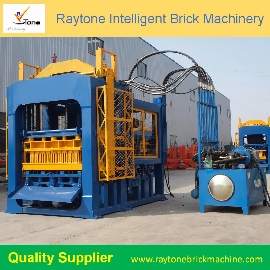 Qt10-15 Fully Brick Making Machine Production Line for Hollow, Paver Interlocking Solid Block