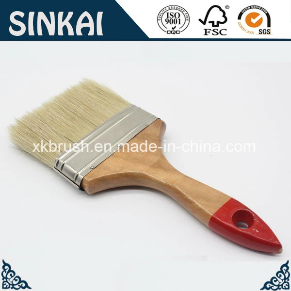 4 Inch Paint Brush with Natural Bristle