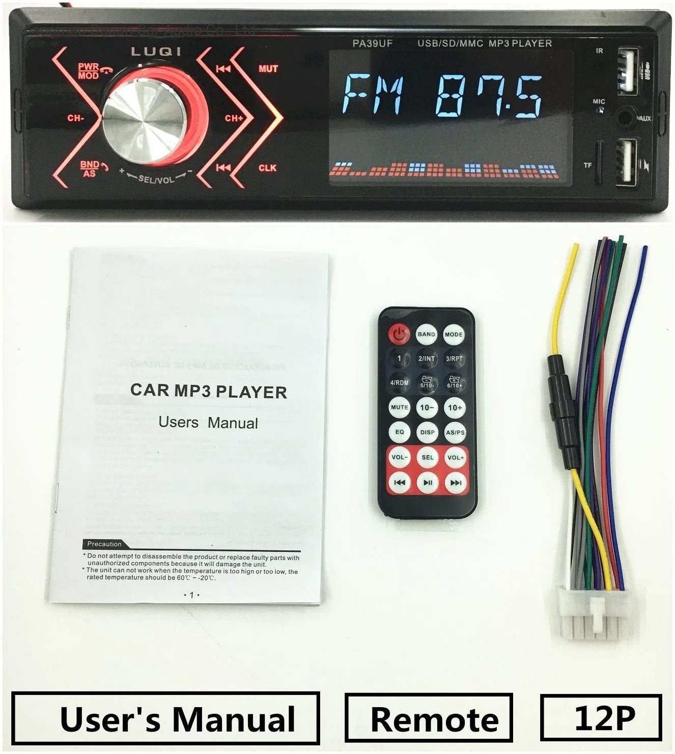 Wholesale/Supplier Price Consumer Electronics Car MP3 Two USB Audio Player