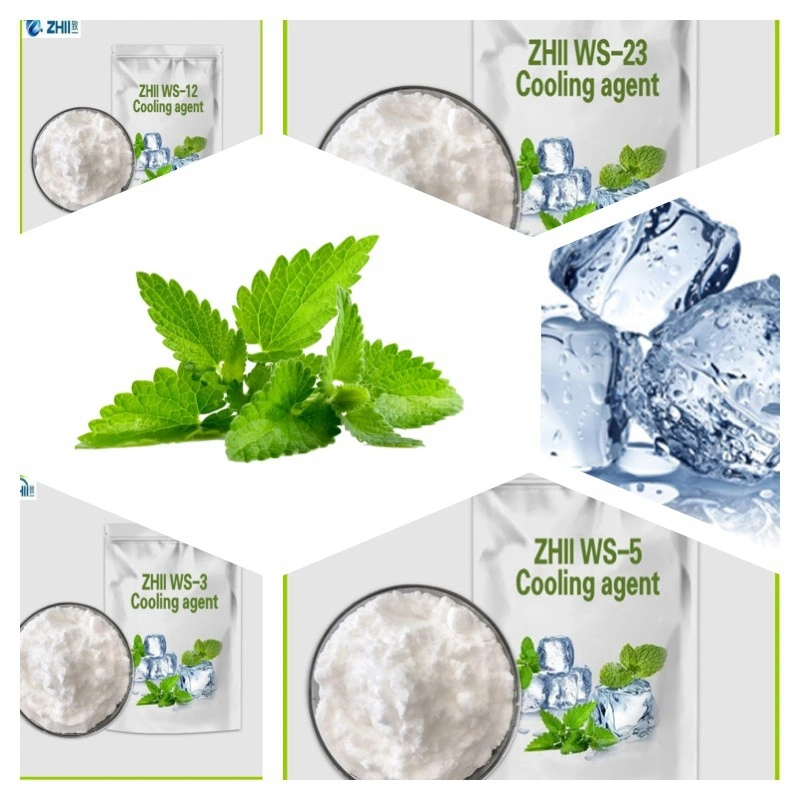 Zhii Lebensmittelzusatzstoff Kühlmittel Koolada Menthol Minze ätherisches Öl Aromen natürliches Vanillin Butyl Ether CAS: 82654-98-6