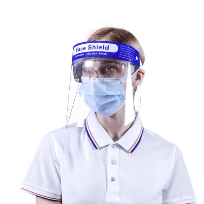 Factory Direct Skin Friendly Dustproof Anti-Fog Adjustable Eye Protective Faceshield Disposable Face Shield