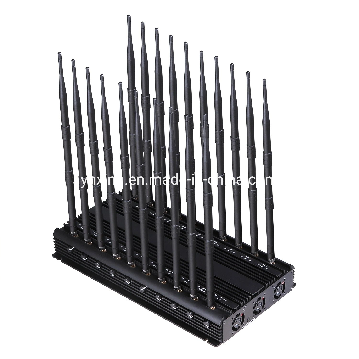 52W de 20 antenas de telefonía móvil de banda completo /WiFi Jammer señal 5g, mando a distancia, de hasta 70m