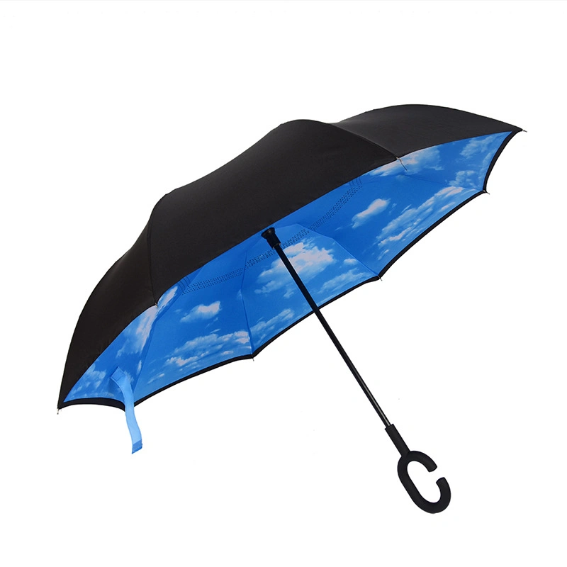 Hot Sale conception populaire parapluie droite inversée