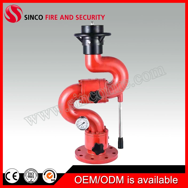 Manual Fire Fighting Aluminum Water Cannon with Handle Control