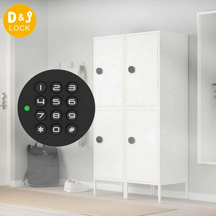 Furniture Hardware Digital Cabinet Drawer Handle Safe Code Smart Lock