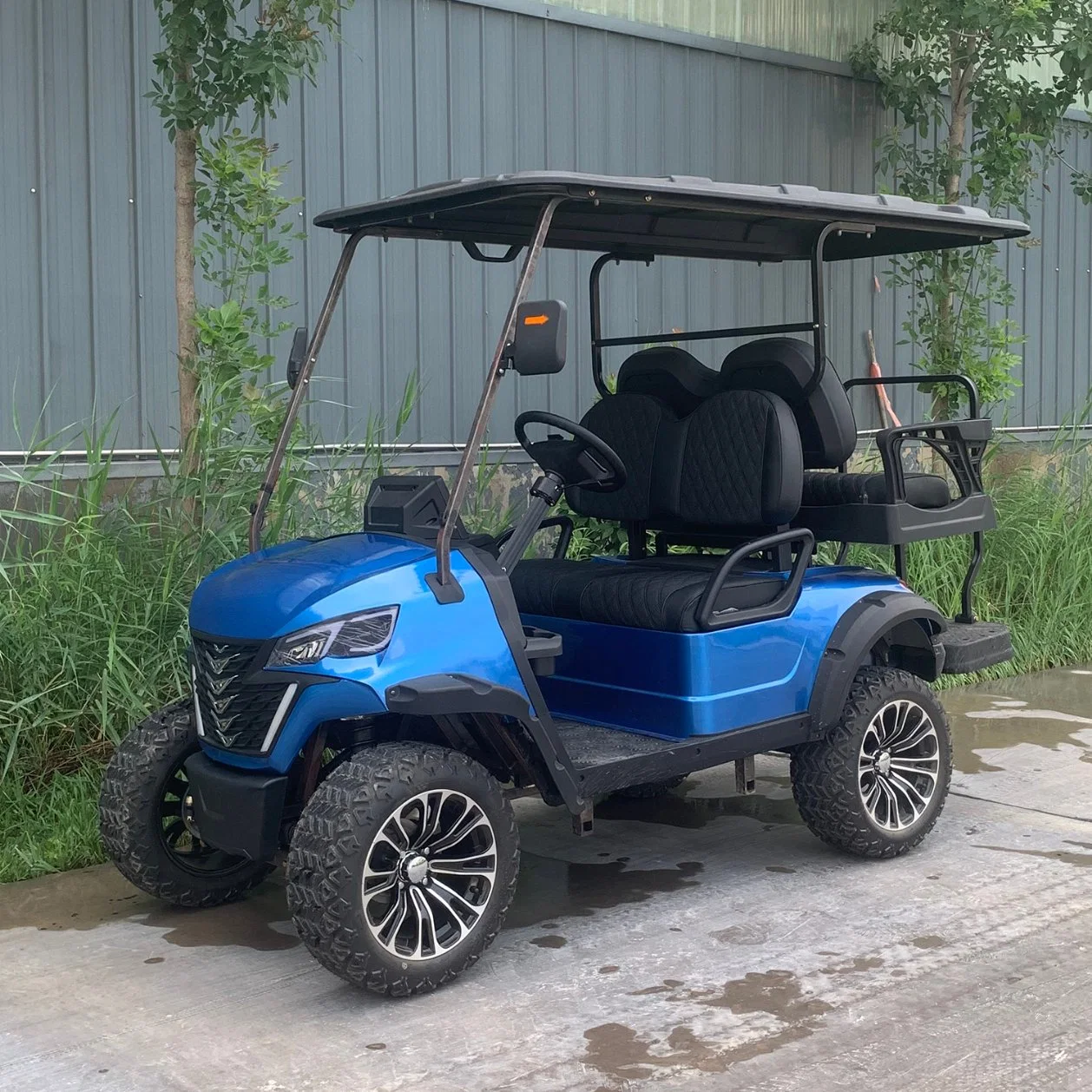 Powerful 4 Seater Electric Lifted Hunting Golf Cart for Villas and Hotel