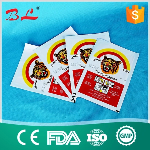 Tiger Plaster Arthritis Muscle Capsaicin Pain Relief Patch Body Muscle Massager