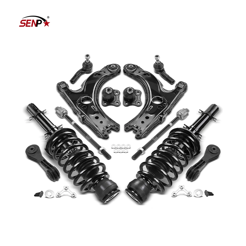 Senpei Spare Car Parts Front Complete Strut & Coil Spring Control Arm Kit for Volkswagen Golf Jetta OEM 1j0411315K 1j0 411 315 K