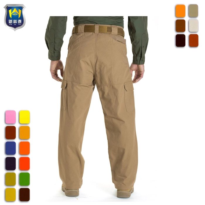 Mens Cotton Pants Tactical Pants with Knee Pocket
