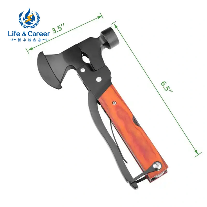 Multifunctional Stainless Steel Hammer Axe Folding Pliers Knife Bottle Opener Tool Hardware Tool