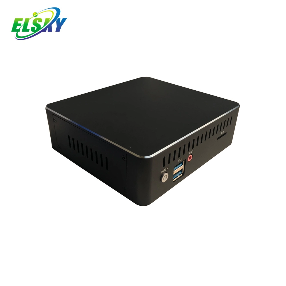 Elsky Nano Mini PC con CPU Skylake 6ª generación de Core i3-6100u 6167u Realtek 8111f LAN RJ45 de alta definición VGA Edp_Mi N67