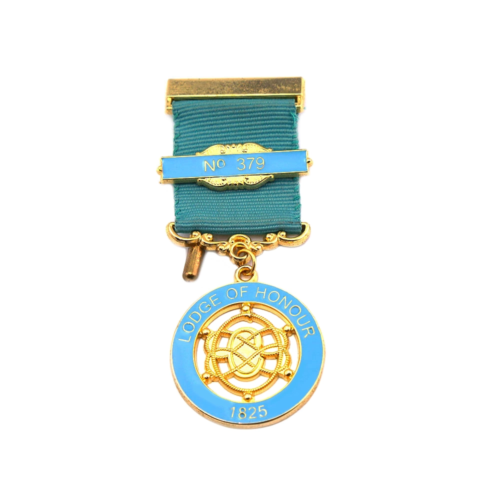 Custom Award Medallion of Honor with Velvet Box Medal and Badge