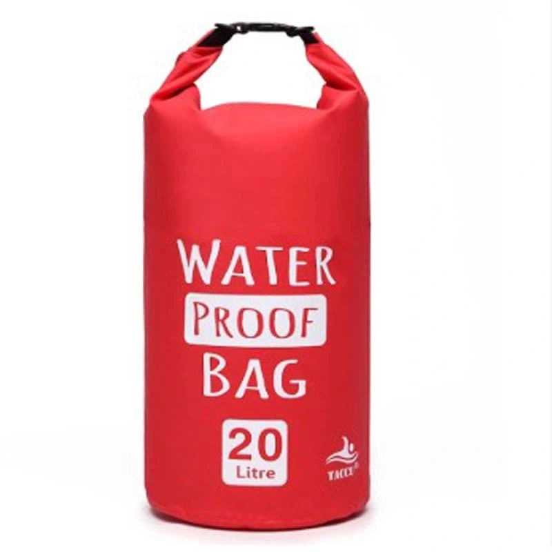 Sac étanche en PVC 500d de 5L, 10L, 15L et 20L de la marque Outdoor Wholesale pour la natation, les voyages et les sports.