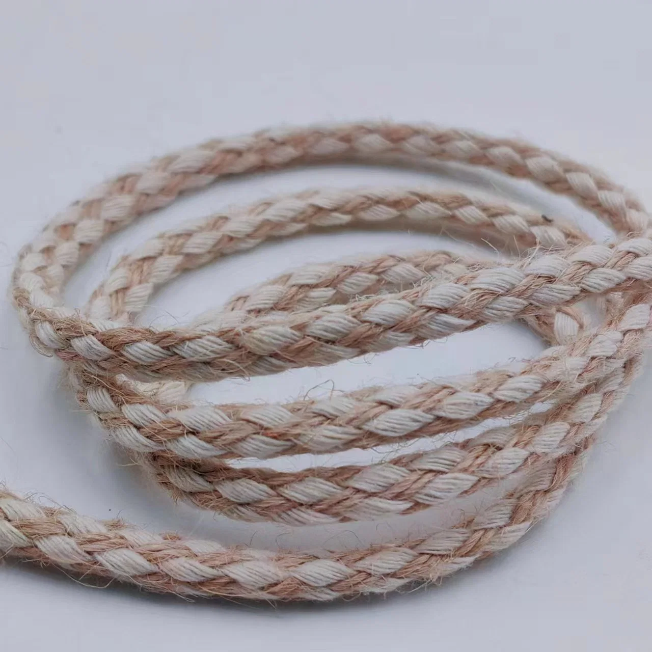 0.5mm Cotton and Jute 8-Strand Rope Small Hanging Rope