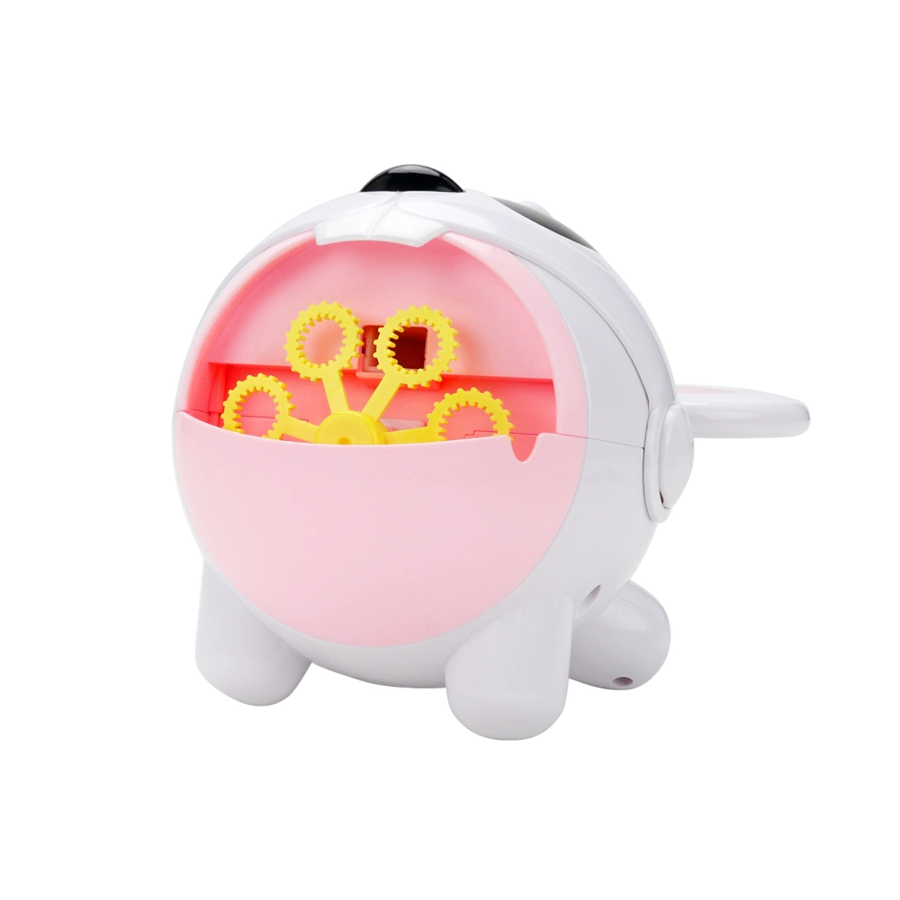 Cute Battery Operated Rechargeable Electric Cartoon Mice Automatic Bubble Machine Toys Outdoor Summer Toy Soap Water Bubble Maker Toys Kids Toys