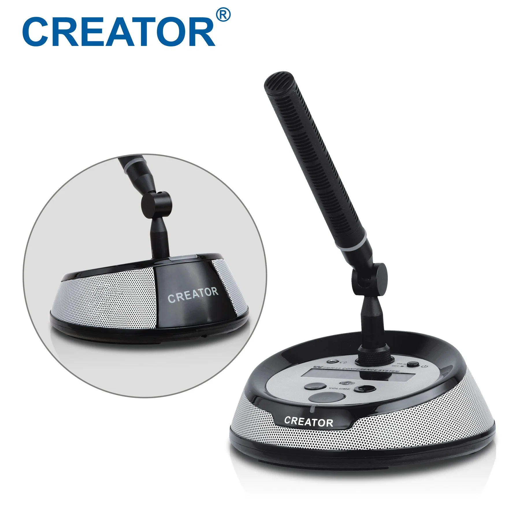 Creator Meeting Interference-Free WiFi Encryption Wireless Microphone