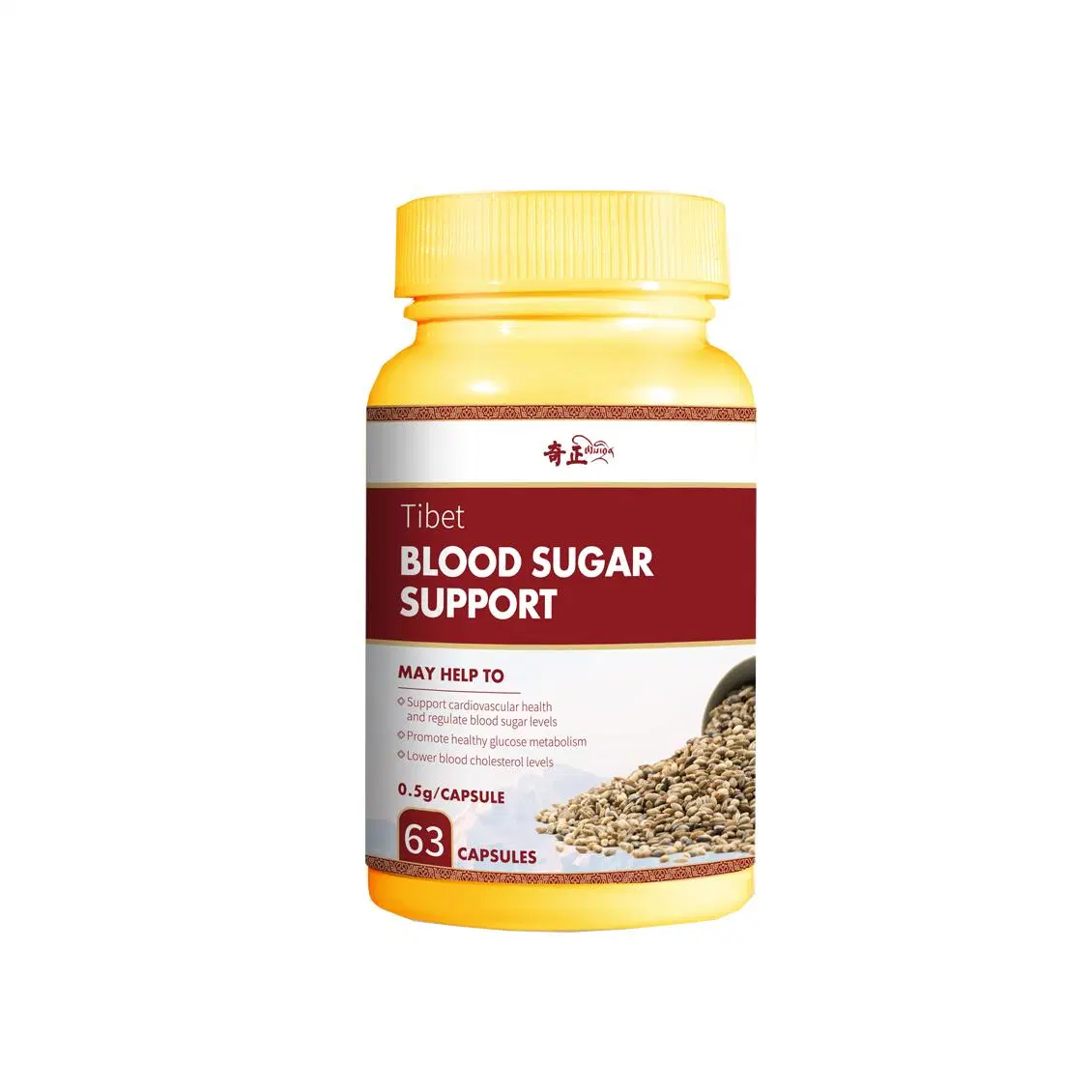 Vente chaude Capsule à base de plantes du fournisseur chinois pour soutenir les niveaux de sucre dans le sang / Alimentation saine / Soutien pour abaisser le taux de sucre dans le sang et le cholestérol sanguin.