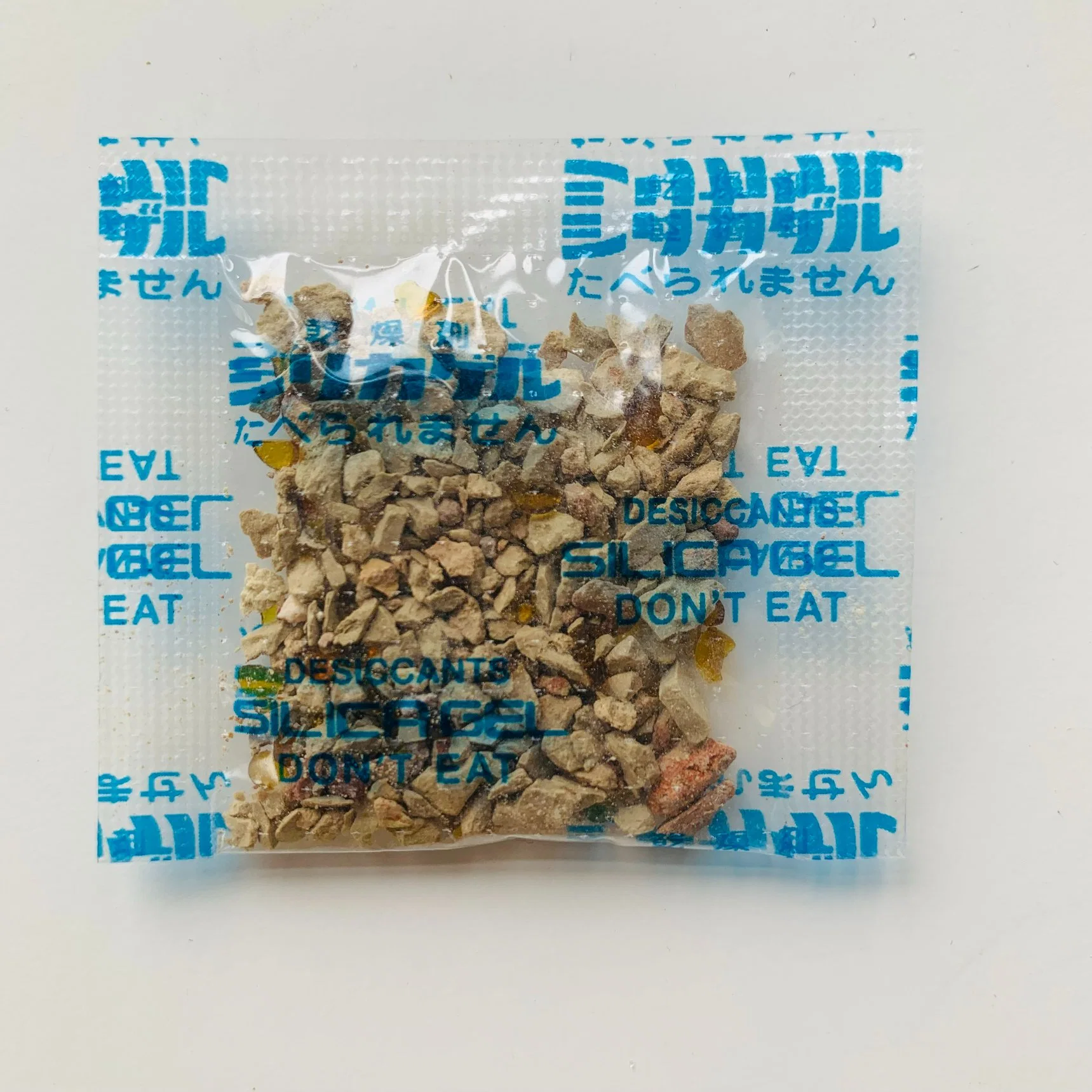 2g Indicating Orange Silica Gel Mixed with Bentonite Clay Desiccant in Plastic Film for Food