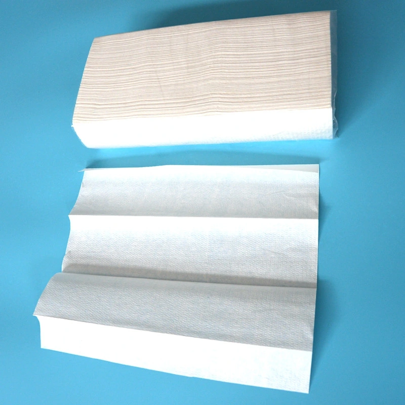 55GSM 30X40cm 3ply Hand Towel Paper+Cotton Thread Use for Surgical