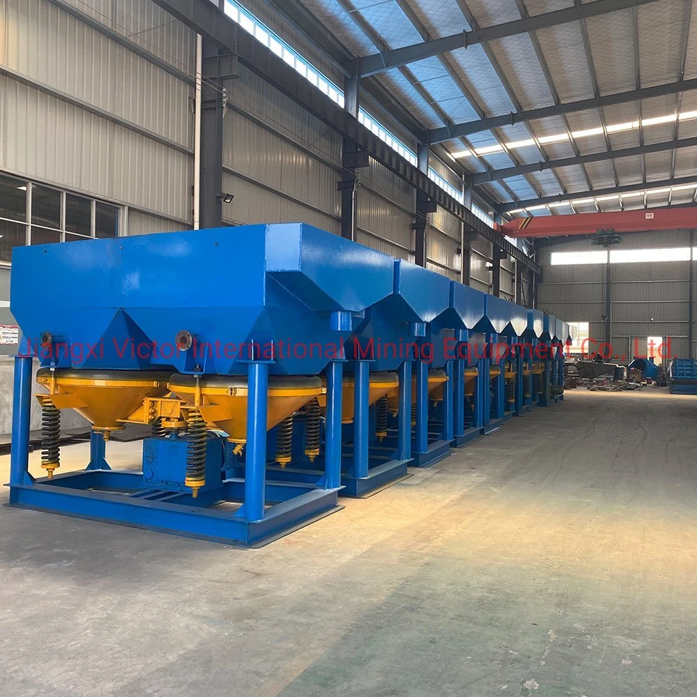 Alluvial Gold Diamond Manganese Barite Tin Coal Mineral Gravity Separation Jigger Jig Separator Duplex Sawtooth Wave Jig Machine