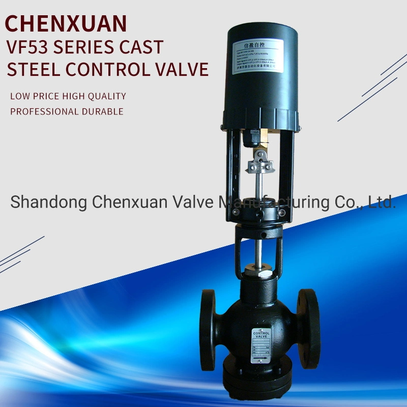 Dn65 Pn16/Pn25 2-Way Electromagnetic Control Valve 0-10V Water Flow Control Valve