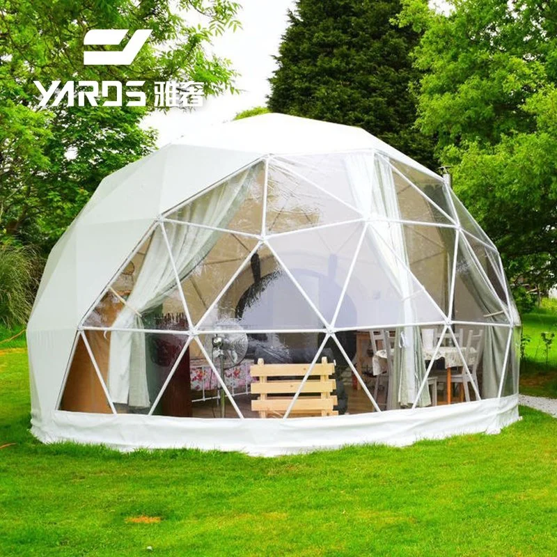 Factory Supply Easy Set up Steel Frame Tent Geodesic House Camping Equipment