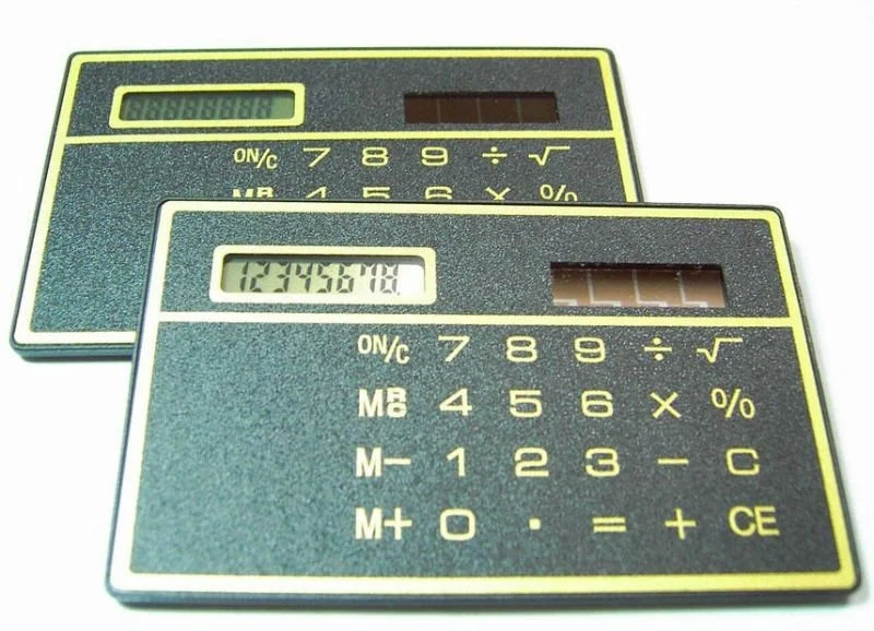 OEM New Design Card Card Solar Calculator