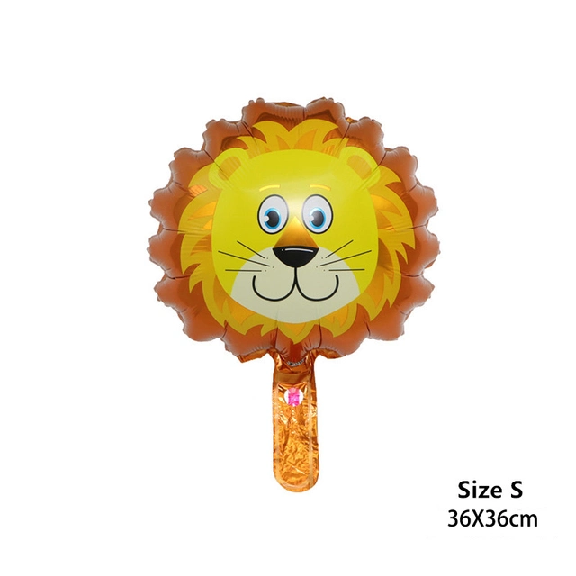 Mini animaux en forme de ballon Lion Cow Tiger Bee Bear Cartoon Ballons de papier d'aluminium pour insectes jouets enfants anniversaire de mariage Décoration